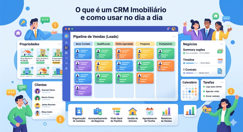 O que é um CRM Imobiliário e como usar no dia a dia